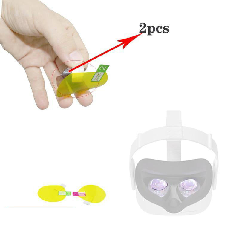 4Pcs Screen Protectors for Oculus Quest 2 VR Headset Anti-Scratch Soft TPU Lens Protector Cover Film 4Pcs Screen Protectors for Oculus Quest 2 VR Headset Anti-Scratch Soft TPU Lens Protector Cover Film